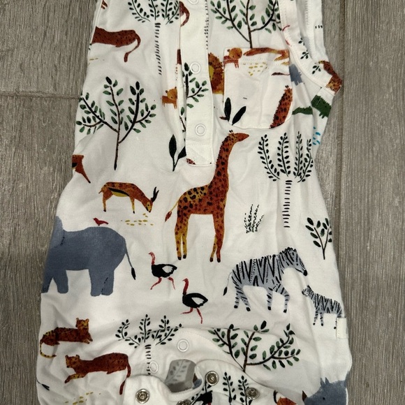 None Other - Animal Print Baby Onesie